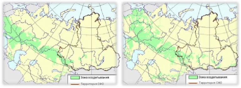 Карта восточной сибири сельское хозяйство