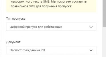 Генератор текста SMS для получения пропусков появился на Rambler