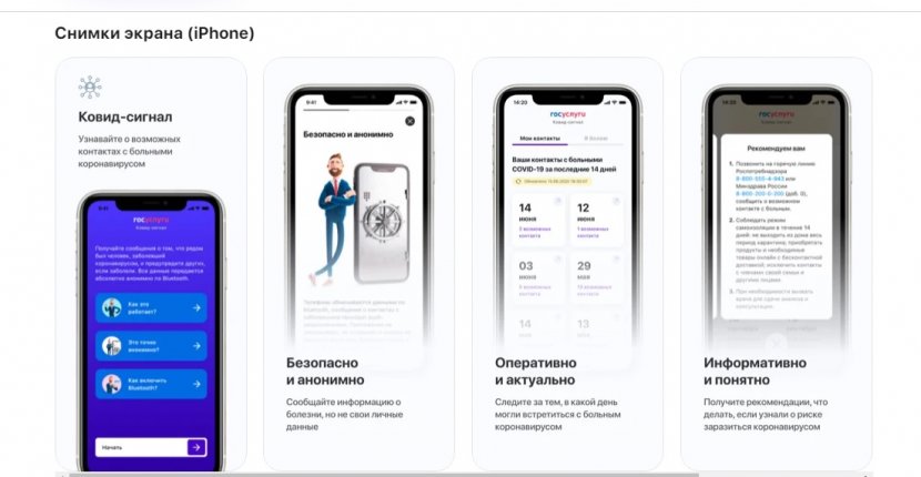Минцифры выпустило приложение «Госуслуги. COVID трекер»