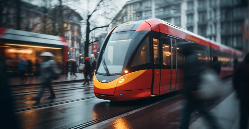 На полигоне в Санкт-Петербурге проводят испытания беспилотного трамвая